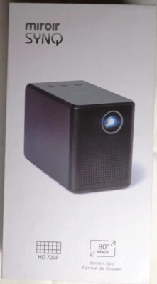 Miroir Surge Series SYNQ 720p DLP Mini Projector, Black - Image 1 of 4