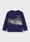 Mayoral Boys Long Sleeved T Shirt ?Ecofriends? (04079) Aged 2-9 Yrs