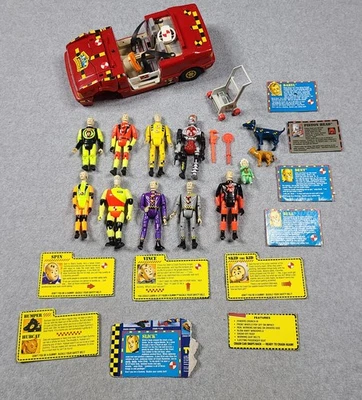 Lote de figuras de vehículos de colección Tyco Crash Test Dummies 1991  Foto 1 de 4