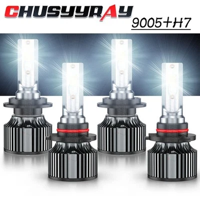 Kit combo de lâmpadas de faróis de LED 6000K feixe alto/baixo para Mazda CX-7 2007-2011 2012 - Imagem 1 de 4