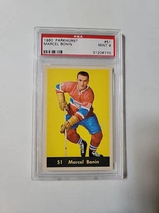 1960-61 Parkhurst Ice Hockey Marcel Bonin #51 - PSA 9 - GS1364 - Picture 1 of 2