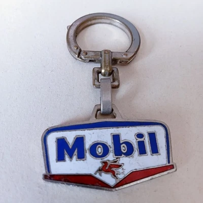 Porte clé Augis émaillé MOBIL - Photo 1/4