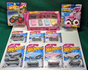 HOT WHEELS Barbie The Movie 1956 Corvette Set Monster Truck Hummer HUGE BULK LOT - Picture 1 of 9