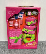 Our Generation Luggage & Travel Accessory Set for 18" Dolls Suitcase
