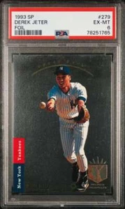 1993 SP #279 Derek Jeter PSA 6 RC Rookie Yankees FOIL  (1765) - Picture 1 of 2