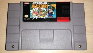 Super Mario All-Stars SNES Nintendo Vintage clásico original juego cartucho 123 - Imagen 1 de 3
