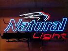 New Natural Light Wave Neon Light Lamp Sign 19&quot;x1&quot; Beer Display Glass Bar Decor for sale