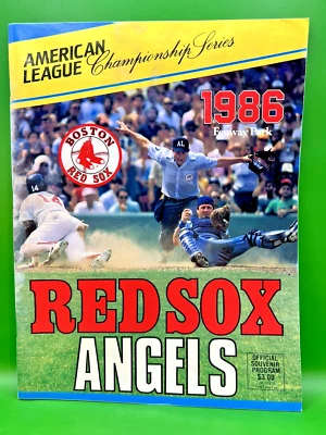 Red Sox / Angels American League Championship Series 1986 Official Program - Image 1 of 4