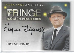 Fringe Seasons 3 & 4 Autograph Card A12 Eugene Lipinski On Card Auto KAC - Picture 1 of 2
