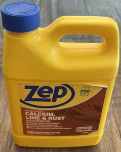 Zep Calcium Lime & Rust Remover 32 oz. Eliminate Mineral Deposits Stains ZUCAL32 - Picture 1 of 1