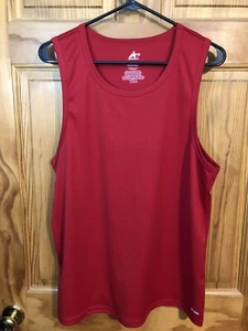 Athletech Men's Red Tank Top Medium - Picture 1 of 3