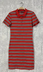 ZARA Women’s Stripe Bodycon Shirt Dress (Size: M) - Cotton Rich - Picture 1 of 10