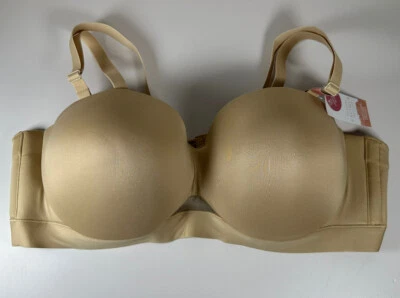 Nuevo Sujetador Lane Bryant Cacique 44C Multi-Way Comfort Bliss Sin Tirantes Tostado NUEVO CON Etiqueta Foto 1 de 4