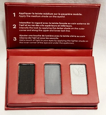 Палитра теней для век Yves Rocher EBENE MAT Trio Regard Noir черная 0,024 унции/0,7 г новая - Изображение 1 из 4