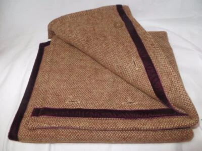 Ralph Lauren Brittany Tweed Marrón Crema Falsa Estándar Nuevo Foto 1 de 4