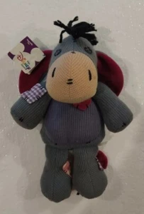 Disney Ragdoll Eeyore Ragdoll Patchwork Hobo 12 Inch Plush Toy Winnie The Pooh - Picture 1 of 12