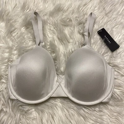 Sutiã Natori 32DDD cinza revelação contorno 721248 fecho traseiro com aro NOVO $70 - Imagem 1 de 4
