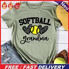 Softball-grandma-t-shirt-tee-013370 (Olive Green S)