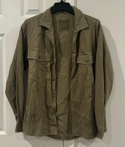 NWT American Eagle Olive Green Shacket Womens Small - Picture 1 of 7