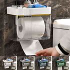 Wall Mounted Tissue Holder Box Waterproof Toilet Paper Storage Box  Bathroom