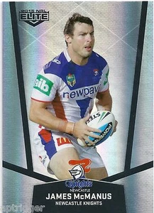 2015 NRL Elite Parallel Silver (P66) James McMANUS Knights - Bild 1 von 1