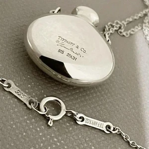 Tiffany&Co. Collar Botella Plata de Ley 925 Usado con Caja Bolsa - Imagen 1 de 7