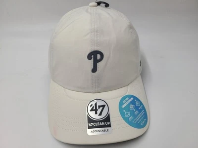 Philadelphia Phillies 47 Brand Clean Up Cycle Brrr Adjustable Hat Cap MLB White - Image 1 of 4