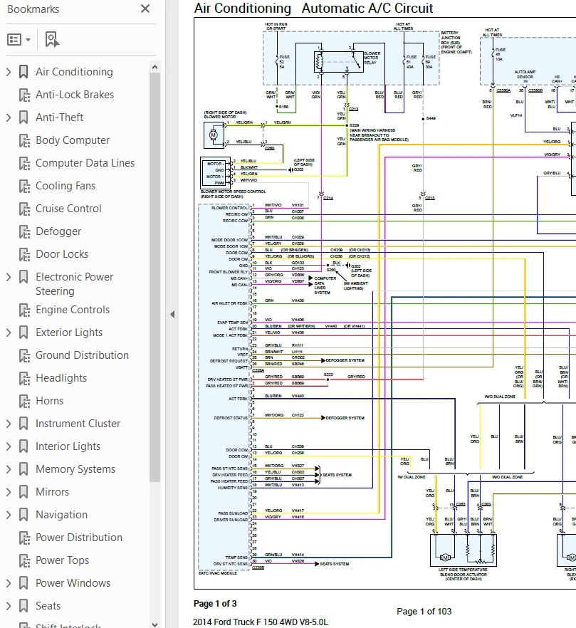 Chevrolet Malibu 2017 diagrama de cableado a color esquema L4 1,5 L turbo pdf Foto 1 de 1