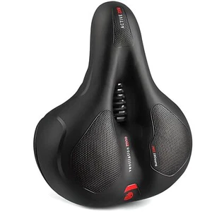 Fahrradsattel Gel Fahrradsitz breiter weicher komfortabel atmungsaktiv stoßdä... - Bild 1 von 9