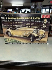 Jo-Han Classic 1934 Mercedes-Benz 500K Special Sports Roadster 1:25 Model Kit - Picture 1 of 7