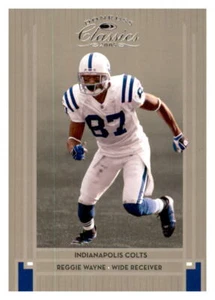 2005 Classics Reggie Wayne NFL Base Card PWE Set Break Colts #43 - Picture 1 of 2