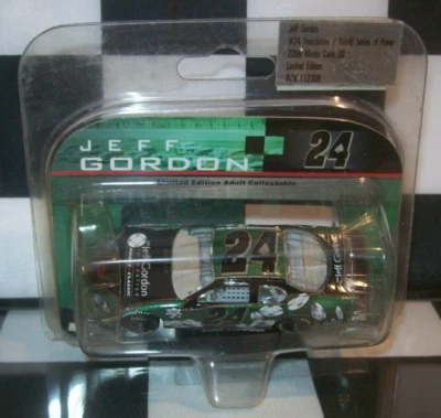 Jeff Gordon #24 World Series of Poker 2006 1/64 Action Lionel Diecast Car Foto 1 de 2