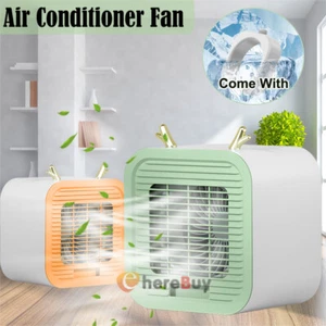 Portable Air Cooler Fan Mini Air Conditioner Personal Cooling Bedroom Fan 2024 - Picture 1 of 45