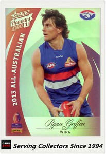 2014 Select AFL Honours All Australia Team Card AA7 Ryan Griffen (Bulldogs)