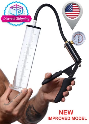 Tamaño-Importa-Pene-Kit de bombeo-Pene-Ampliador-Potenciador-Enorme-Erección-Pene-Bomba Foto 1 de 4