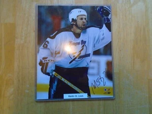 Martin St. Louis Autographed Photo 8'' x 10'' Tampa Bay Lightning - Picture 1 of 3