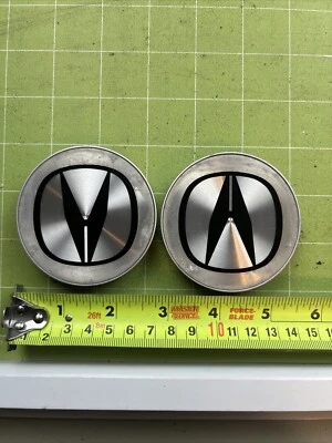 ACURA TSX TL RSX OEM CENTER HUB CAP 44732-SOX-A000 2.75 USED LOT OF 2.  - Image 1 of 4