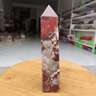 395Gnatural Polished Mexican Ribbon Agate Obelisk Crystal Tower Point Restoratio