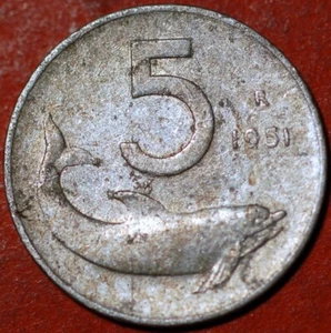 Italy 5 Lire 1951 KM# 92 - Picture 1 of 2