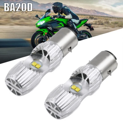 BA20D S2 LED phares Ampoules 20W 6000K pour Suzuki GZ 125 250 GSF 400 600 1200 - Image 1 of 4