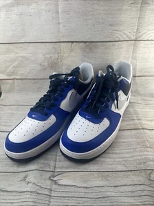 NEW Nike Air Force 1 '07 LV8 White Game Royal Blue FQ8825-100 Mens Sz 13 - Picture 1 of 5