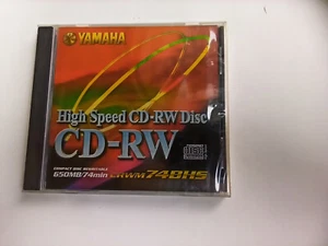 Yamaha CD-RW 74/650MB 1 psc \ MULTIPLE RECORDING- NEW!!! - Zdjęcie 1 z 2