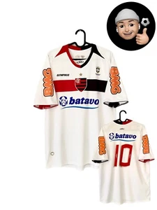2010 2011 Flamengo Brazil Ronaldinho Away Olympikus Soccer Jersey Camiseta Shirt - Picture 1 of 8