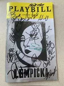 LEMPICKA Broadway Playbill Signed Espinosa Iman Leavel Gould Chavkin Kreitzer - Picture 1 of 8
