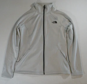 Chaqueta softshell The North Face gris microfibra Track para mujer usada - Imagen 1 de 9