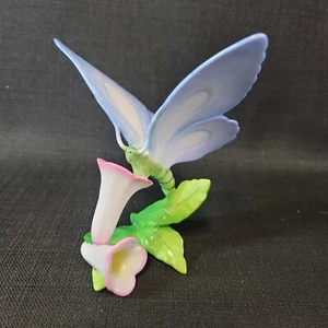 Herend Porcelain Blue Butterfly with Flowers Sculpture Figurine Hungary 9305 - Picture 1 of 12