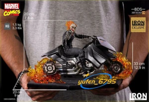 Figura Motocicleta Ghost Rider 1/10 Modelo Marvel Estatua Versión Limitada Colección - Imagen 1 de 10