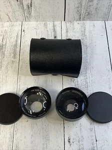 Vivitar Wide Angle & Telephoto Lens Set Camera with Case Mamiya 528TL - Picture 1 of 4