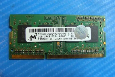 Toshiba L745-S4210 Micron 2Gb pc3-10600s So-dimm Memory RAM mt8jsf25664hz-1g4d1 - Image 1 of 2