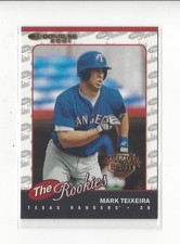 2001 Donruss Baseball's Best Bronze Rookies #R91 Mark Teixeira RC Rangers